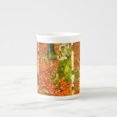 Gustav Klimt Birch Trees Porselein Kop (Voorkant)