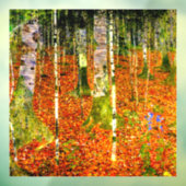 Gustav Klimt Birch Trees Raamsticker (Vel 3)