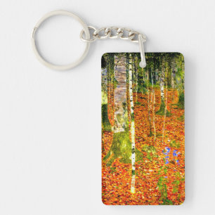 Gustav Klimt Birch Trees Sleutelhanger