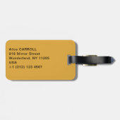 Gustav Klimt - Birch Wood Bagagelabel (Achterkant horizontaal)