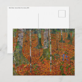 Gustav Klimt - Birch Wood Briefkaart