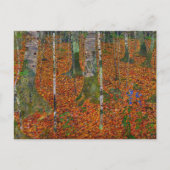 Gustav Klimt - Birch Wood Briefkaart (Voorkant)