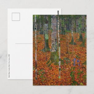 Gustav Klimt - Birch Wood Briefkaart