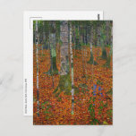 Gustav Klimt - Birch Wood Briefkaart<br><div class="desc">Birch Wood - Gustav Klimt,  Oil on Canvas,  1903</div>