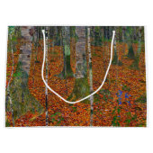Gustav Klimt - Birch Wood Groot Cadeauzakje (Voorkant)