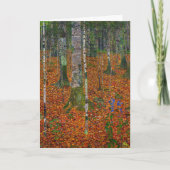 Gustav Klimt - Birch Wood Kaart (Voorkant)