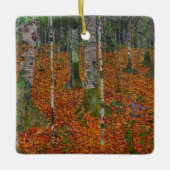 Gustav Klimt - Birch Wood Keramisch Ornament (Voorkant)