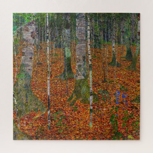 Gustav Klimt - Birch Wood Legpuzzel (Verticaal)