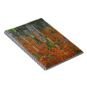 Gustav Klimt - Birch Wood Notitieboek (Rechterzijde)