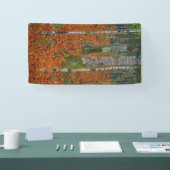 Gustav Klimt - Birch Wood Spandoek (Beurs)