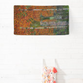 Gustav Klimt - Birch Wood Spandoek (Insitu)