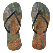 Gustav Klimt - Birch Wood Teenslippers (Voetbed)