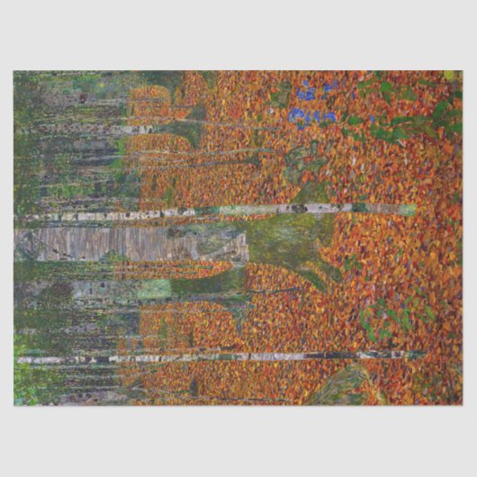 Gustav Klimt - Birch Wood Tissuepapier (Voorkant)