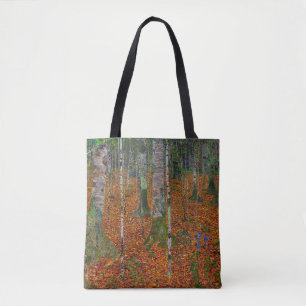 Gustav Klimt - Birch Wood Tote Bag