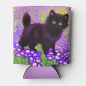 Gustav Klimt Black Kitten Blikjeskoeler (Voorkant)