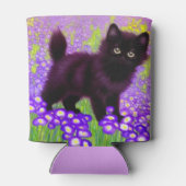 Gustav Klimt Black Kitten Blikjeskoeler (Achterkant)