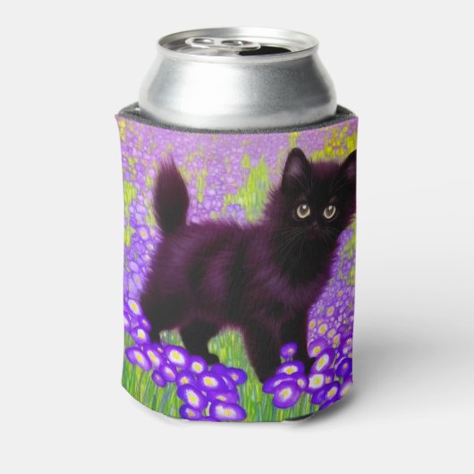 Gustav Klimt Black Kitten Blikjeskoeler (Blikje Achterkant)