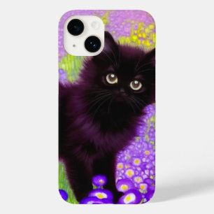 Gustav Klimt Black Kitten Case-Mate iPhone 14 Hoesje