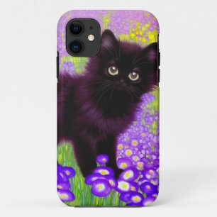 Gustav Klimt Black Kitten Case-Mate iPhone Case