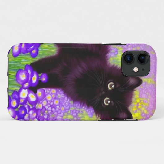 Gustav Klimt Black Kitten Case-Mate iPhone Case (Achterkant (horizontaal))