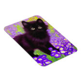 Gustav Klimt Black Kitten Magneet (Rechterzijde)