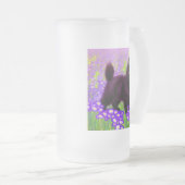 Gustav Klimt Black Kitten Matglas Bierpul (Voorkant rechts)