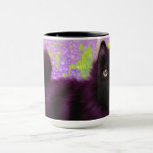 Gustav Klimt Black Kitten Mok (Midden)