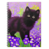 Gustav Klimt Black Kitten Notitieboek (Voorkant)