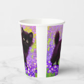 Gustav Klimt Black Kitten Papieren Bekers (Links)