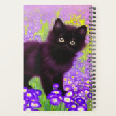 Gustav Klimt Black Kitten Planner (Achterkant)