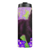 Gustav Klimt Black Kitten Thermosbeker (Voorkant)