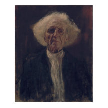 Gustav Klimt Blind Man Portret Classic Art Print
