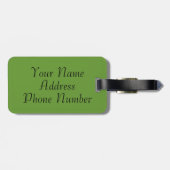 Gustav Klimt: Bloedtuin Bagagelabel (Achterkant horizontaal)