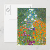 Gustav Klimt: Bloedtuin Briefkaart (Voorkant / Achterkant)