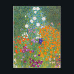 Gustav Klimt: Bloedtuin Briefkaart<br><div class="desc">Een prachtig klassiek briefkaart met een kleurrijke bloemtuin, geschilderd door de Oostenrijkse symbolische schilder Gustav Klimt.</div>