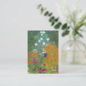 Gustav Klimt: Bloedtuin Visitekaartje (Staand voorkant)