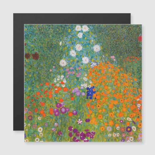 Gustav Klimt - Bloementuin (Voorkant / Achterkant)