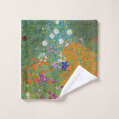 Gustav Klimt - Bloementuin Bad Handdoek (Wasdoekje)