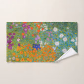 Gustav Klimt - Bloementuin Bad Handdoek (Handdoek)
