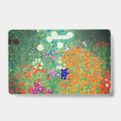 Gustav Klimt Bloementuin Badge (Achterkant)