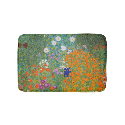 Gustav Klimt - Bloementuin Badmat (Voorkant)