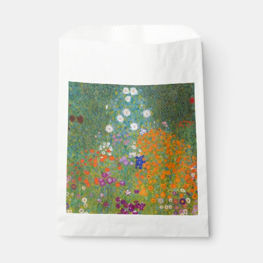 Gustav Klimt - Bloementuin Bedankzakje (Voorkant)
