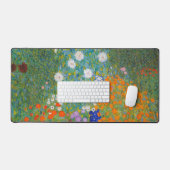 Gustav Klimt - Bloementuin Bureaumat (Keyboard & Muis)