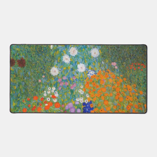 Gustav Klimt - Bloementuin Bureaumat (Voorkant)