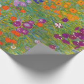 Gustav Klimt - Bloementuin Cadeaupapier (Hoek)