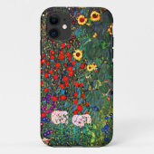 Gustav Klimt Bloementuin Case-Mate iPhone Case (Achterkant)