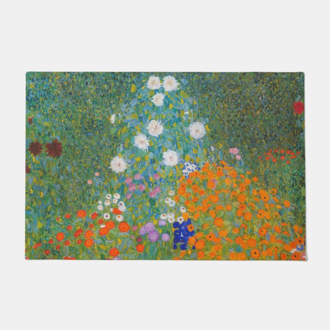 Gustav Klimt - Bloementuin Deurmat (Voorkant)