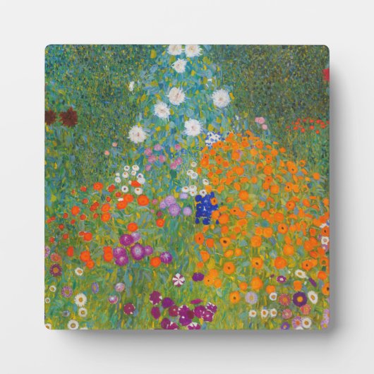 Gustav Klimt - Bloementuin Fotoplaat (Voorkant)