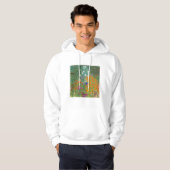 Gustav Klimt - Bloementuin Hoodie (Voorkant volledig)