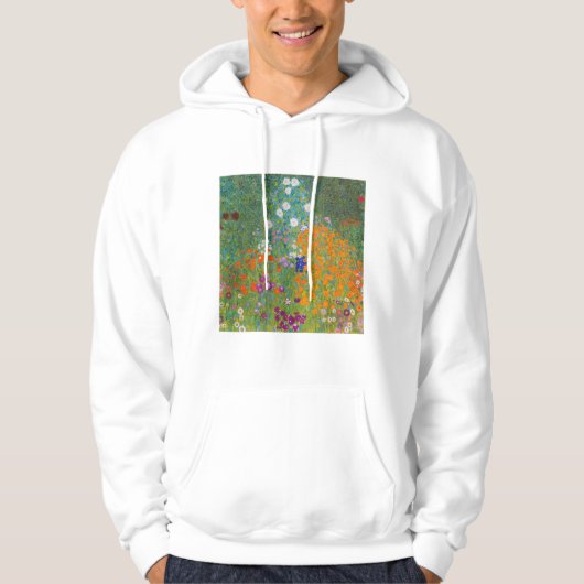 Gustav Klimt - Bloementuin Hoodie (Voorkant)